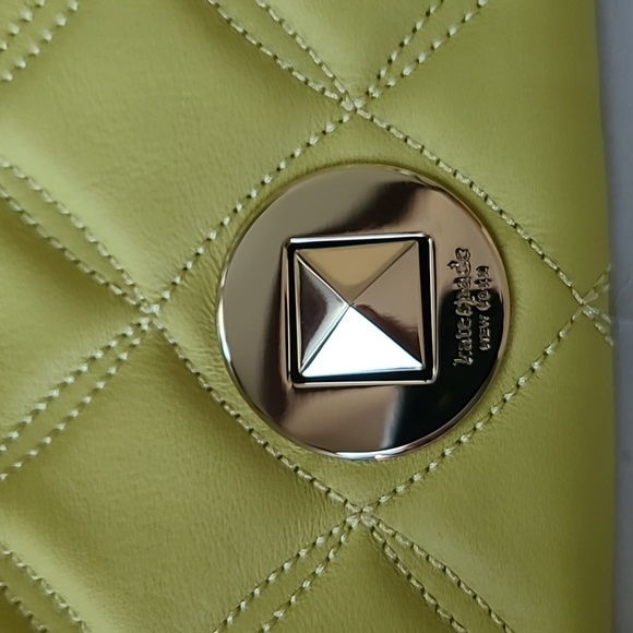 Kate Spade Lemon Quilted Shoulder Bag - Picture 7 of 8